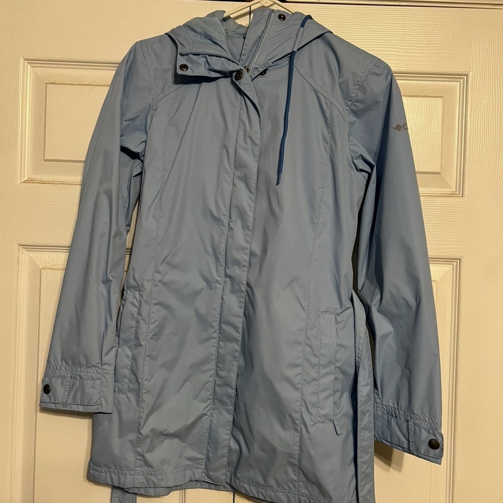 Columbia Women's Sky Blue Hooded Ski Jacket